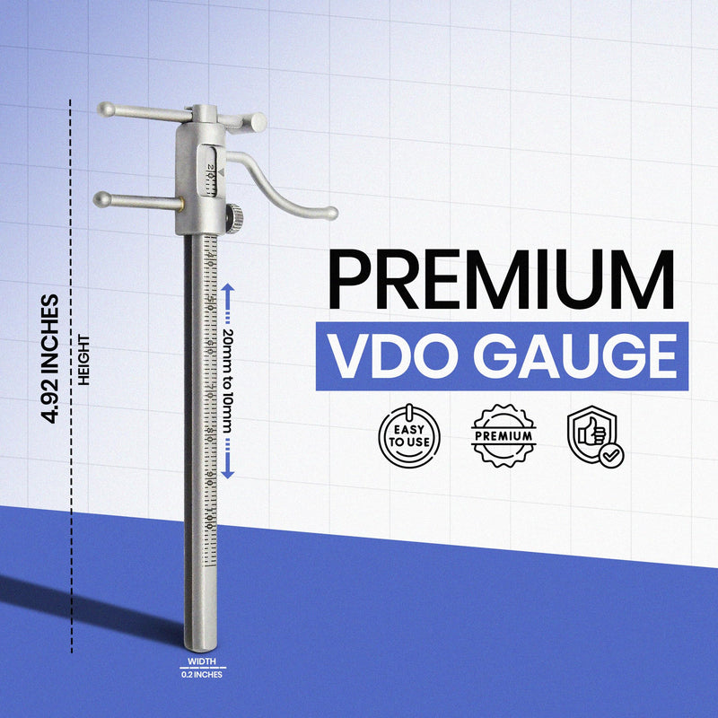 MEDSPO Professional Dental Orthodontic Gauge | Bracket Height Moveable Adjustable Locator | Positioning Measuring | Dentist Lab Measuring Instruments (Dental Venus Apollo Gauge) - BeesActive Australia