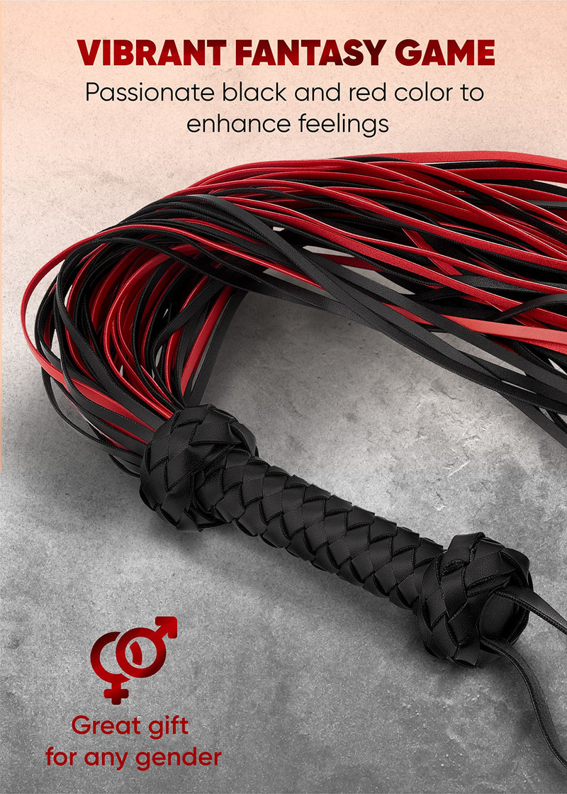 Whips Sex Flogger 30'' Paddle BDSM Adults Games Sex Paddle for Couples BDSM Whip Adults Sex Toys SM Flogger Spanking Sex - BeesActive Australia