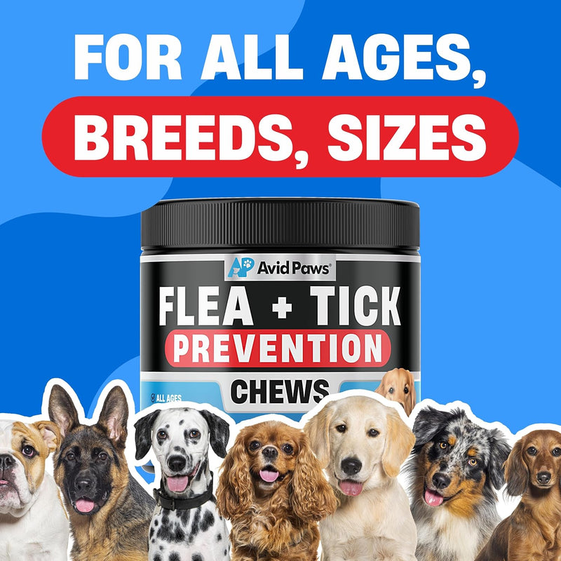 Natural Flea and Tick Prevention for Dogs - Dog Flea and Tick Treatment Chewable - Safe Flea Treatment Dogs of All Breeds & Ages - Flea Chews for Dogs - Flea Pills for Dogs for Dog Flea & Tick Control Duck - BeesActive Australia