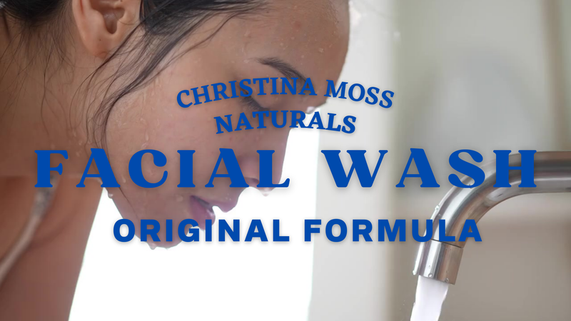 Christina Moss Naturals Rosemary Facial Wash | For Daily Cleansing | Original Formula (3.38 oz)