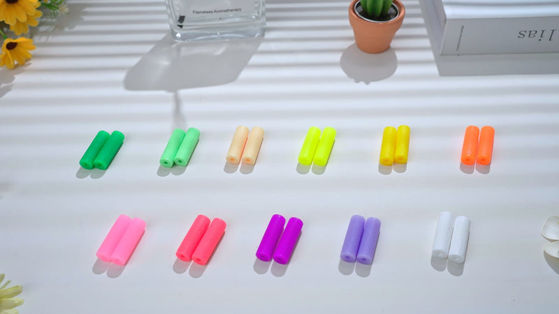 110 Pcs Aligner Chewies for Aligner Tray, 11 Colors and Flavors 1.4 Inch