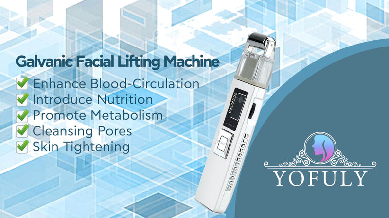Portable Galvanic Microcurrent Skin Firming Machine, Anti-Aging Face Lift Massager Home Use Beauty Salon Device