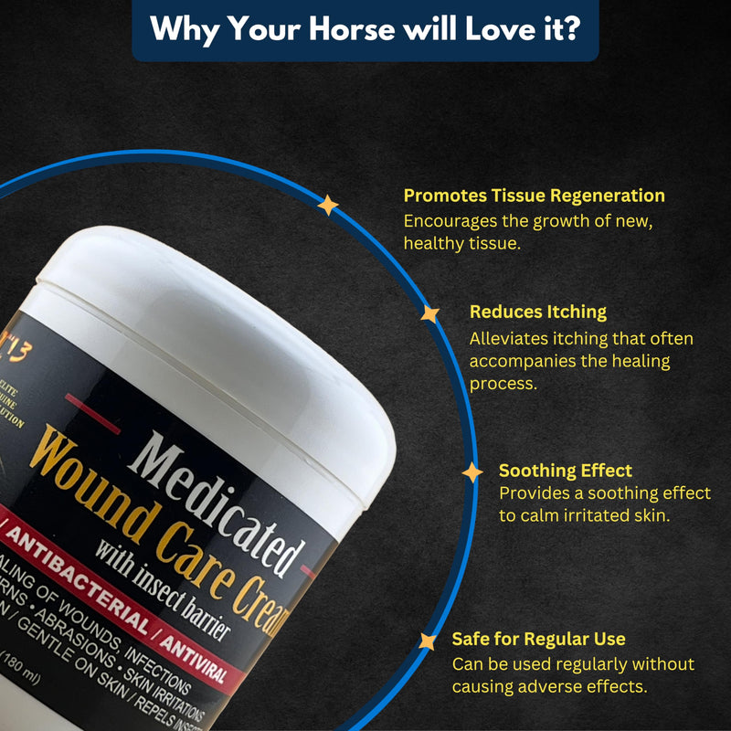 E3 Medicated Wound Care Cream with Insect Barrier - 6 oz - Fast Healing Formula for Cuts, Scrapes, and Skin Irritations - Lanolin, Beeswax, Calendula, Fennel Seeds, Citrus Seed Extract - BeesActive Australia
