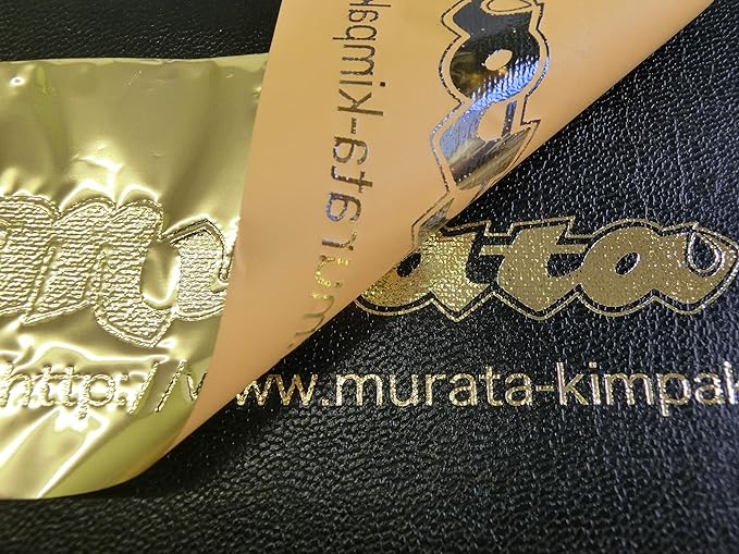 Murata Gold Leaf Gleam Foil "Glinting" Metallic Foil for Foil Stamping Machines (Gold) [For Leather Crafts/Genuine Leather/Leather] -  Australia