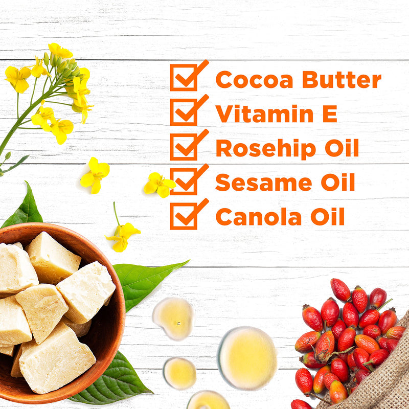 Palmer's Cocoa Butter Formula Skin Therapy Moisturizing Body Oil with Vitamin E & Pure Argan Oil, Deep Body Moisturizer for Dry, Damaged Skin, Scars or Stretch Marks, 5.1 Fl Oz (Pack of 3) - BeesActive Australia