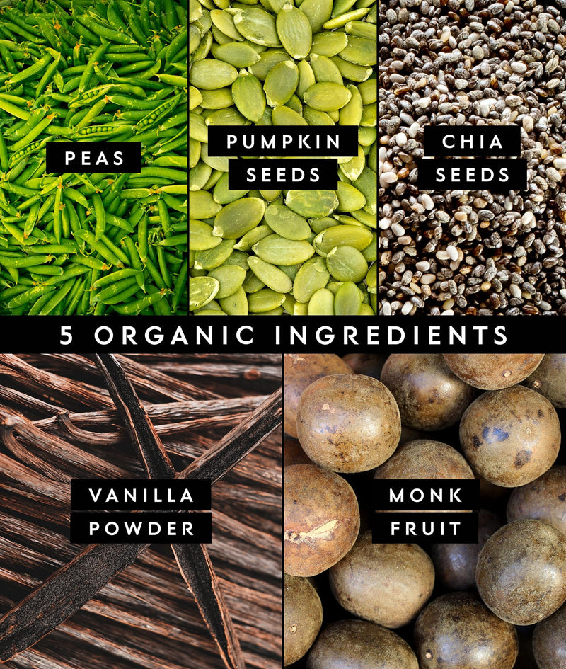 Truvani Vegan Pea Protein Powder | Vanilla | 20g Organic Plant Based Protein | Single Serving Travel Packets | 10 Servings | Keto | Gluten & Dairy Free | Low Carb | No Added Sugar - BeesActive Australia