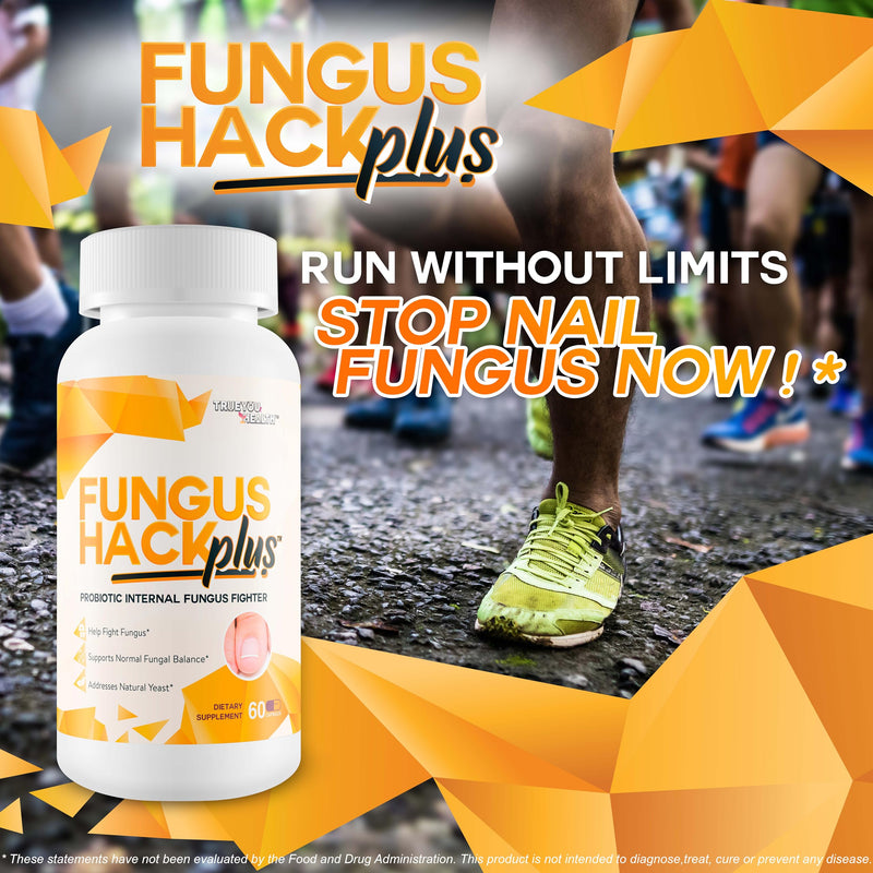 Fungus Hack Plus Probiotic Internal Fungus Fighter - Antifungal Probiotic - Nail Fungus Treatment - This Toe Fungus Treatment is Designed to Balance Probiotics to Help Fight Off Fungus