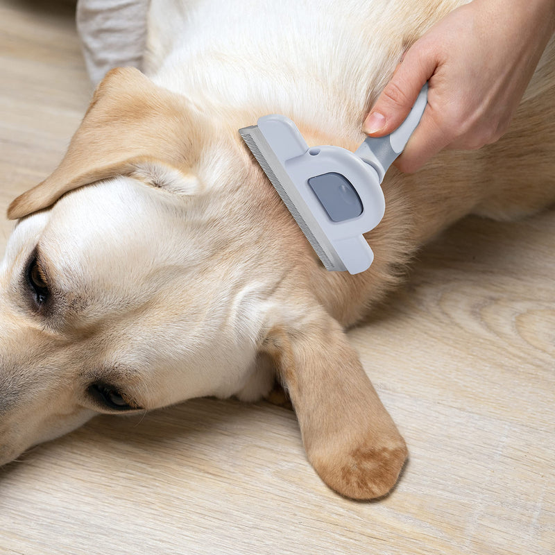 Mr. Pen- Dog Brush for Shedding, Stainless Steel Blade, Pet Grooming Brush, Dog Shedding Brush, Cat Brush for Shedding, Dog Grooming Brush, Dog Deshedding Brush, Cat Grooming Brush, Cat Shedding Brush - BeesActive Australia