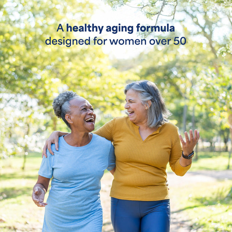 Puritan's Pride Ultra Woman 50 Plus Daily Multivitamin, 120 Count | High Potency Performance Time Release Daily Multivitamin with Zinc, For Healthy Aging & Cellular Energy Production