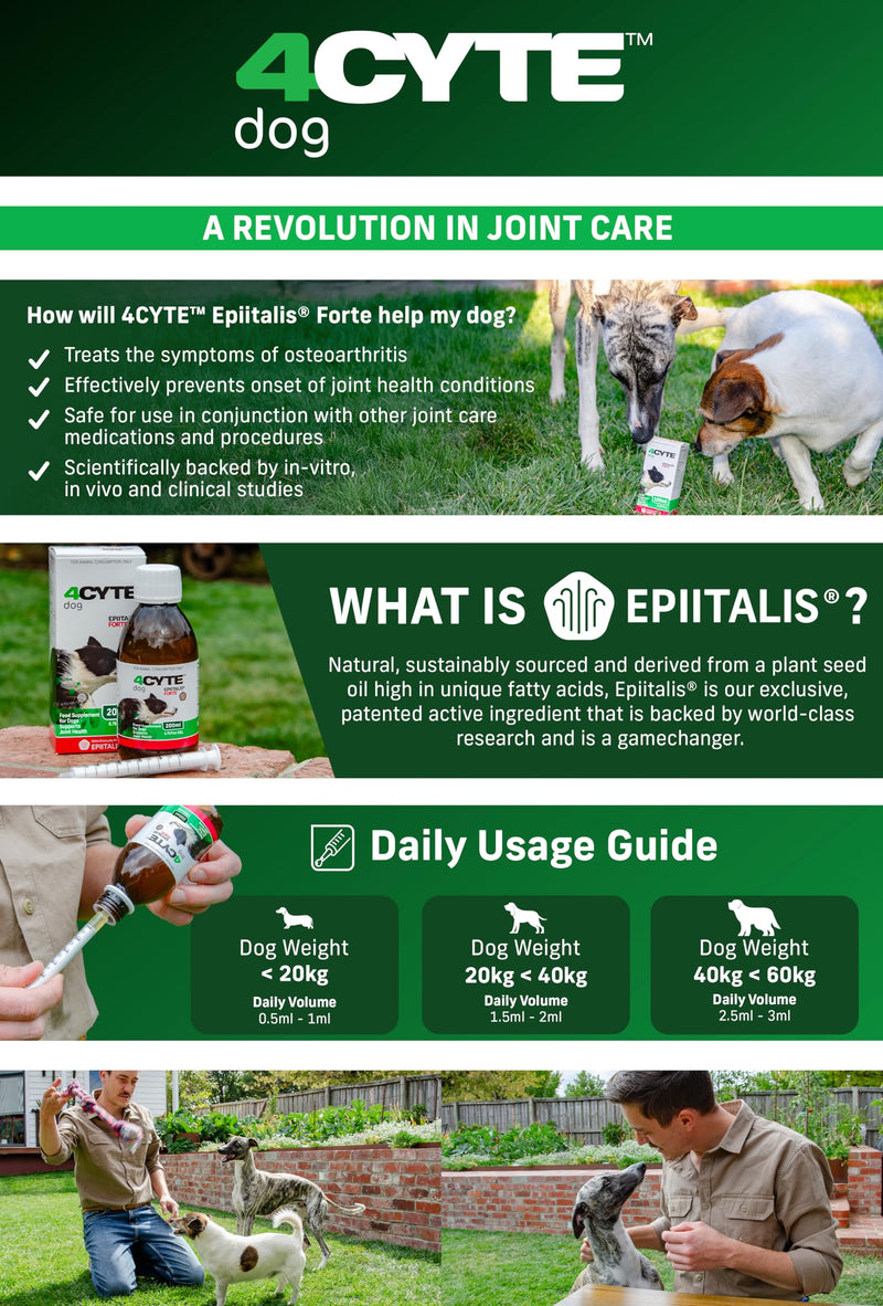 4CYTE Epiitalis Forte Gel for Dogs 100ml