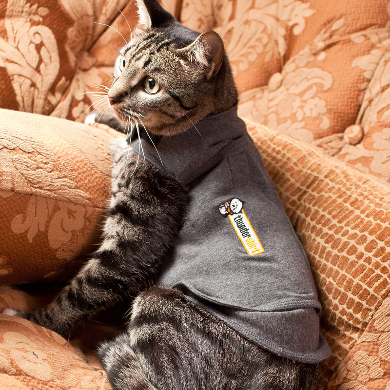 Thundershirt Classic Cat Anxiety Jacket, Heather Gray, Medium (9 to 13 lbs), THU-009 Medium (9 to 13 lbs) - BeesActive Australia