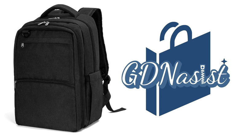 GDNasist Barber Supplies Bag,Portable Barber Backpack with Insulated Pocket Black