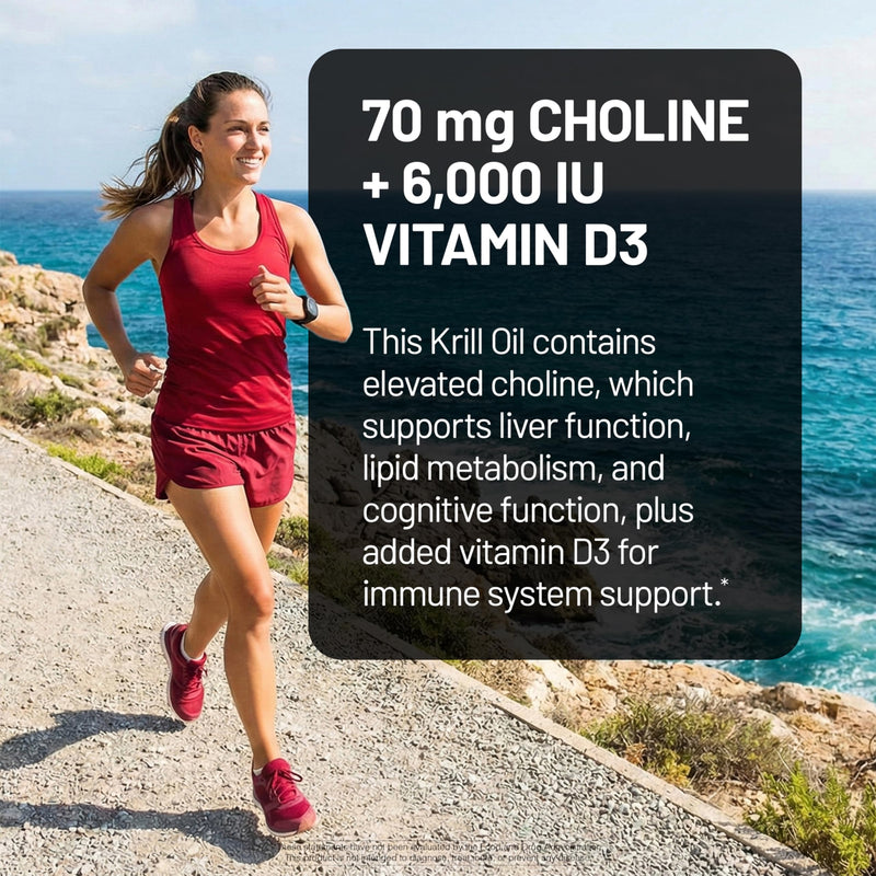 NatureWise Krill Oil 1,000 mg + Vitamin D3 6,000 IU - SUPERBAboost Concentrated Antarctic Krill Oil - Omega-3 EPA & DHA, Phospholipids & Astaxanthin - Non-GMO - 60 Softgels[30 Day Supply]