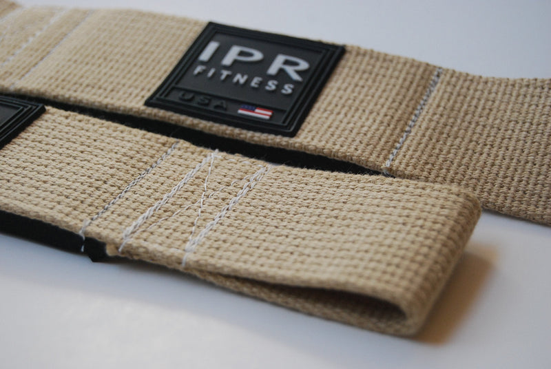 Men's Lifting Straps I 100% Made in the USA Tan Men's