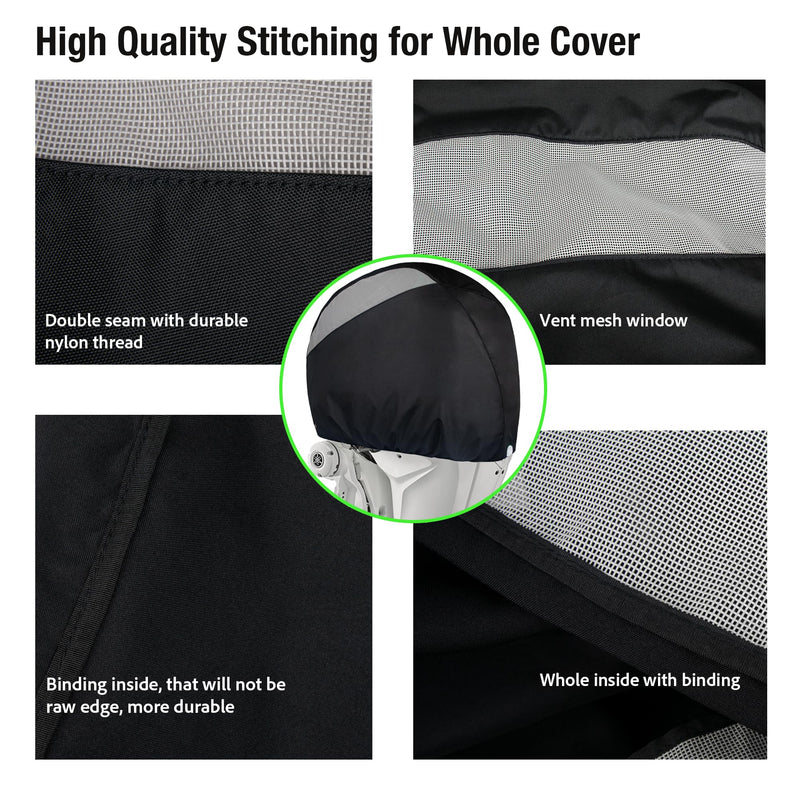 Outboard Motor Cover for Yamaha in Line Four F150/F165/F175/F185/F200, Outboard Engine Cover 600D Oxford Marine Fabric, Heavy-Duty Boat Engine Cover Waterproof Fade-Resistant Hood Cowling Cover