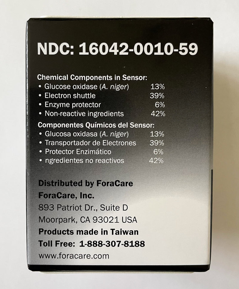 FORA V30 G30 Premium V10 Blood Glucose Test Strips - 50count, Precise Blood Sugar Measurement for Diabetes and Your Diabetic Diet - BeesActive Australia