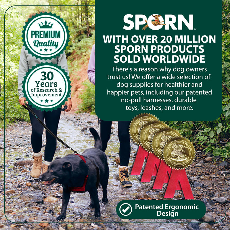 Sporn No Pull Dog Harness for Large Dogs, Red Mesh Dog Harness, Durable Nylon Dog Harness No Pull, Breathable & Easy Dog Body Harness, Dog No Pull Harness for Large Dogs Provides to Large Breeds Large/XL - BeesActive Australia