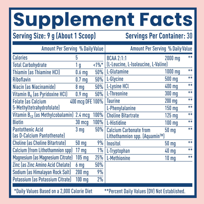 NativePath Native Hydrate, Zero Sugar, Electrolytes Powder with BCAAs, Mixed Berry Hydration, Keto & Paleo Friendly, 30 Servings (Pack of 2) 9.53 Ounce (Pack of 2)