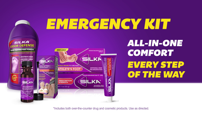 Silka Emergency Foot Care Kit, 3 Count