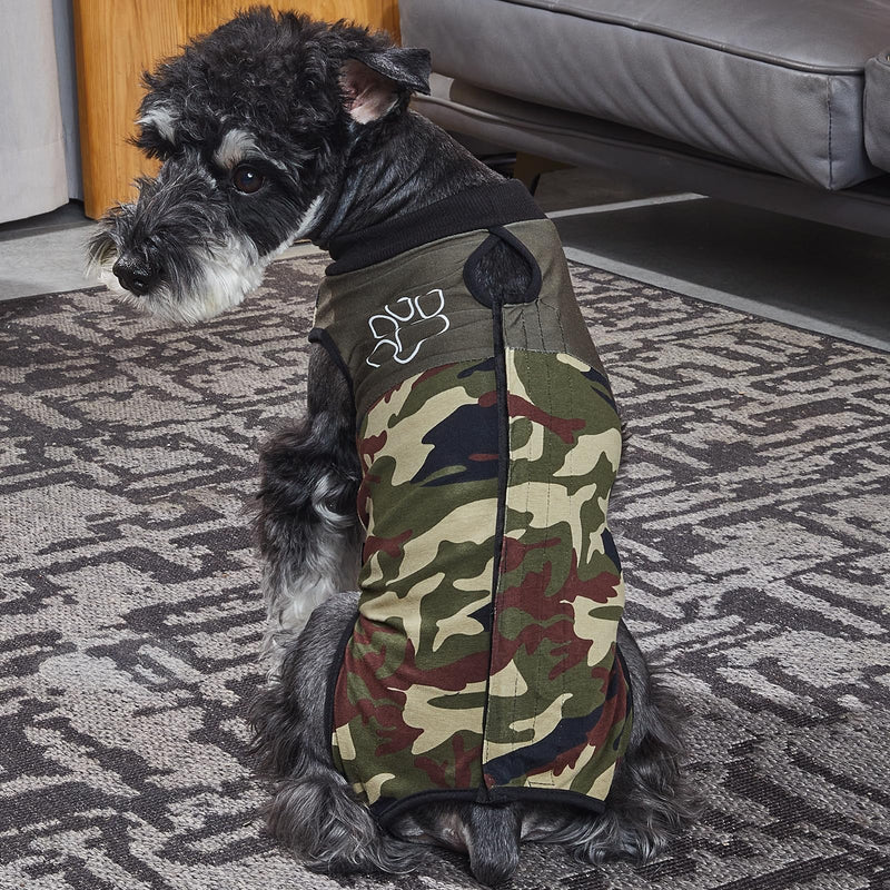 Jiupety Soft dog bodysuit after surgery, one-piece dog bodysuit after surgery bitch, breathable anti-wound licking surgery body dog castration bitch, bodysuit for dog after surgery, dog bodysuit after castration male, green M medium - BeesActive Australia