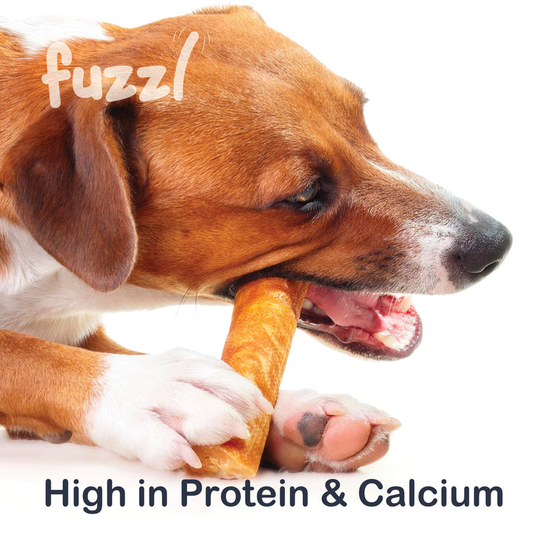 Fuzzl Premium Yak Chews for Dogs Superfood Turmeric - 2 Pack 140g Natural Dog Treats with Himalayan Yak Milk Joint Health