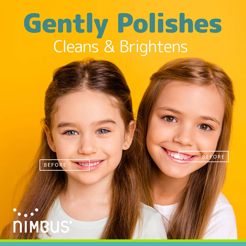 NIMBUS NIMBY Kid's Extra Soft Toothbrushes for Sensitive Teeth and Receding Gums, Periodontist Design Plaque Remover Travel Toothbrush, Individually Wrapped (4 Pack, Colors May Vary)