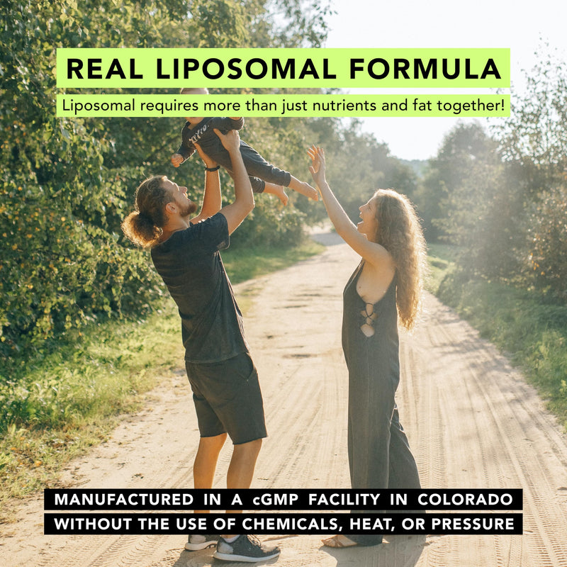 AMANDEAN Liposomal Vitamin C 1000mg, Liquid, Quali-C, Vegan, Non-GMO | Fast-absorbing liquid vitamin C supplement, liposomal antioxidant; immune, skin health; soy-free, Non-GMO