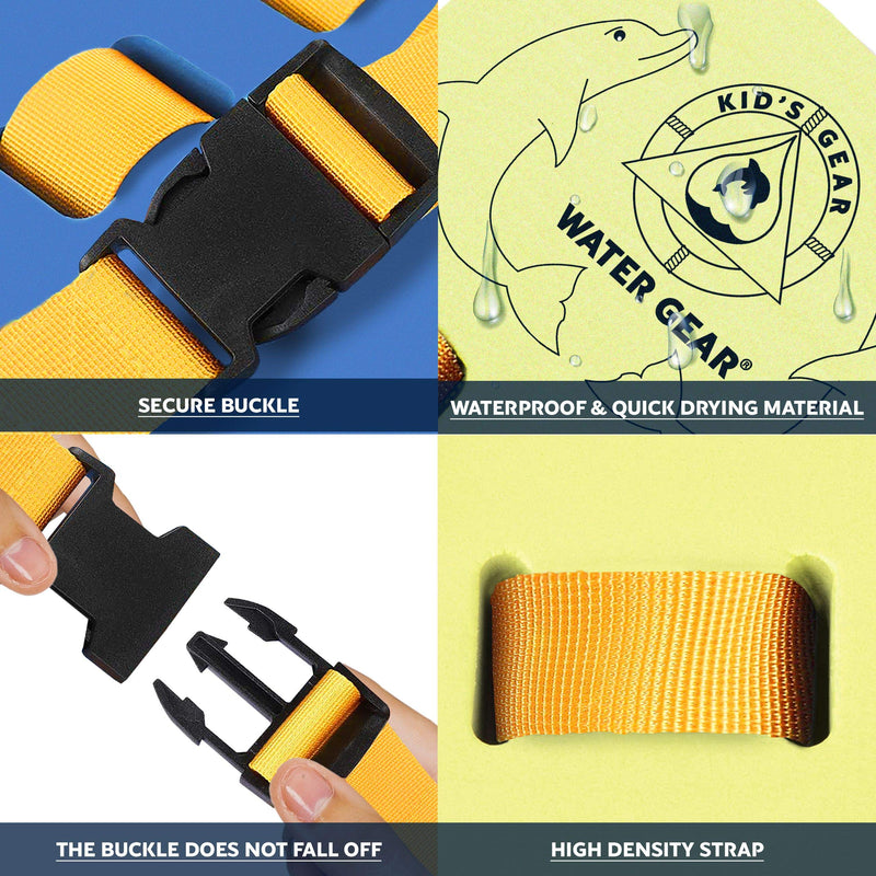 Water Gear Back Float 4-Color Split Back Float