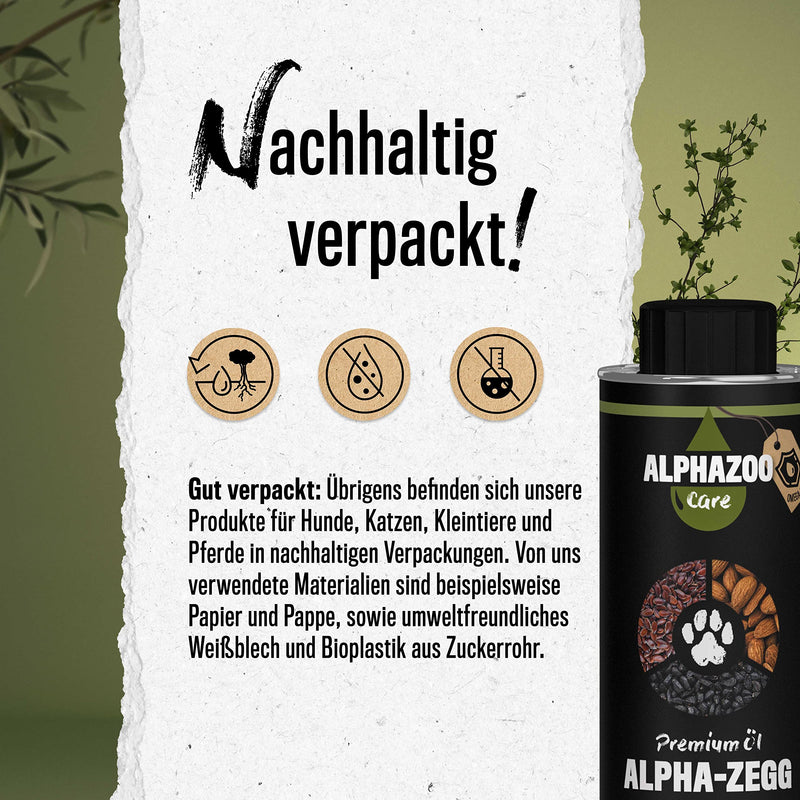 alphazoo Alpha-Zegg I Natural Premium Anti Tick Food Oil 250 ml I Tick Repellent for Dogs & Guinea Pigs etc. I Tick repellent oil to strengthen the immune system - BeesActive Australia