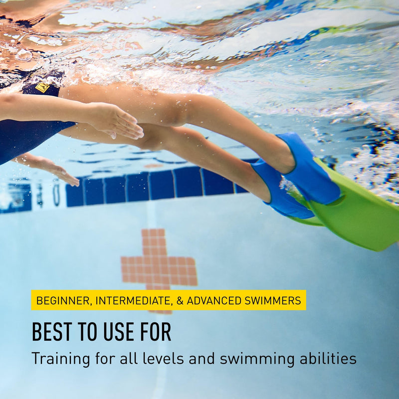 FINIS Long Floating Swim Training Fins for Kids - Improves Kick Technique & Body Position XXS (Jr. 11-1) - BeesActive Australia