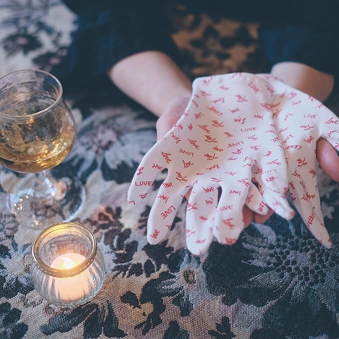 Moisture Gloves LOVE [moisuture jamzz company] Made in the USA Hand Care (S) - BeesActive Australia