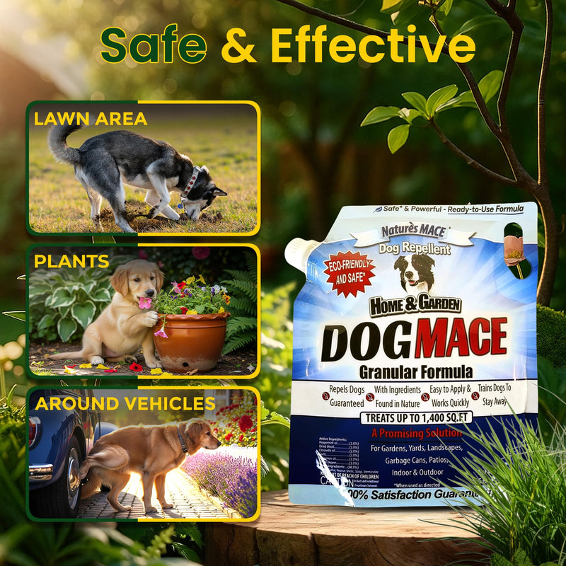Dog Mace Repellent - 6lbs Granules + 40oz Spray