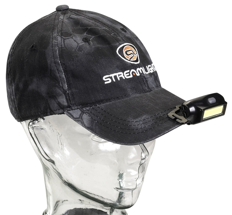 Streamlight 61702 Bandit 180-Lumen USB Rechargeable LED Headlamp with Elastic Head Strap, Clip, and USB Cable, Black