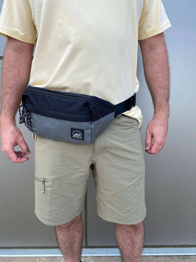 Fanny Pack/Shoulder Bag for Men & Women - 9.5" x 6" Premium Crossbody Bags with Zipper Pockets and Adjustable Strap - Water-resistant Fashion Waist Pack for Travel, Hiking, Running, & Cycling
