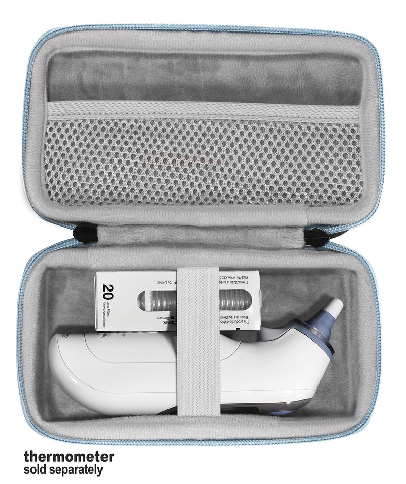 CaseSack Thermometer Case for Ear/Infrared Thermometer Like Braun ThermoScan 7, 7+, 5 IRT6500, 3; iProven, iHealth, MILDSIX, KDT, EasyEast, CandyCare, LAMIG, Hugum, GoodBaby, Famidoc, Anthsania - BeesActive Australia