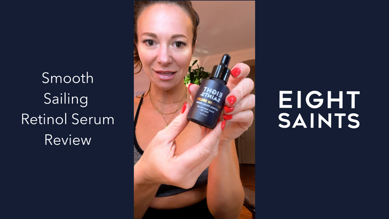 Eight Saints Retinol Skin Care Serum Treatment For Firming Face Lines & Eye Wrinkles, Deep Hydrating Facial Skincare Serum For Anti Aging, with Retinol, Hyaluronic Acid, and Green Tea, 1 Ounce