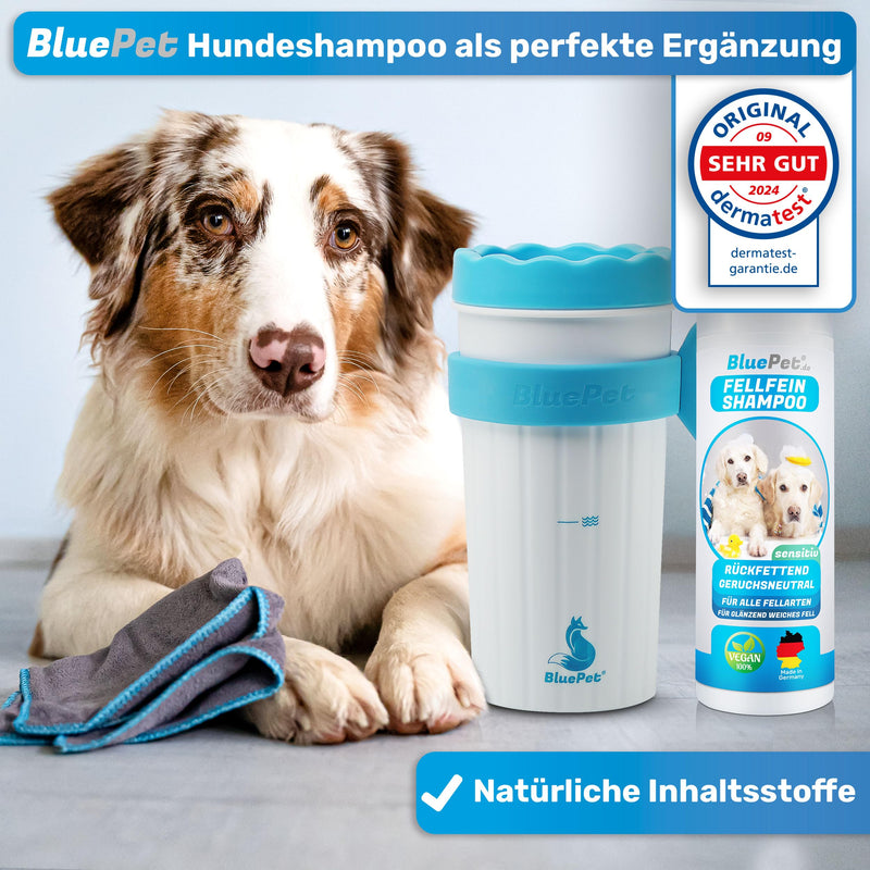 BluePet Paw Cleaner for Dogs | Removes dirt and grime from dog paws | Includes microfiber towel | PfotenBlitz Size XXL Size XXL (from 25kg) - BeesActive Australia