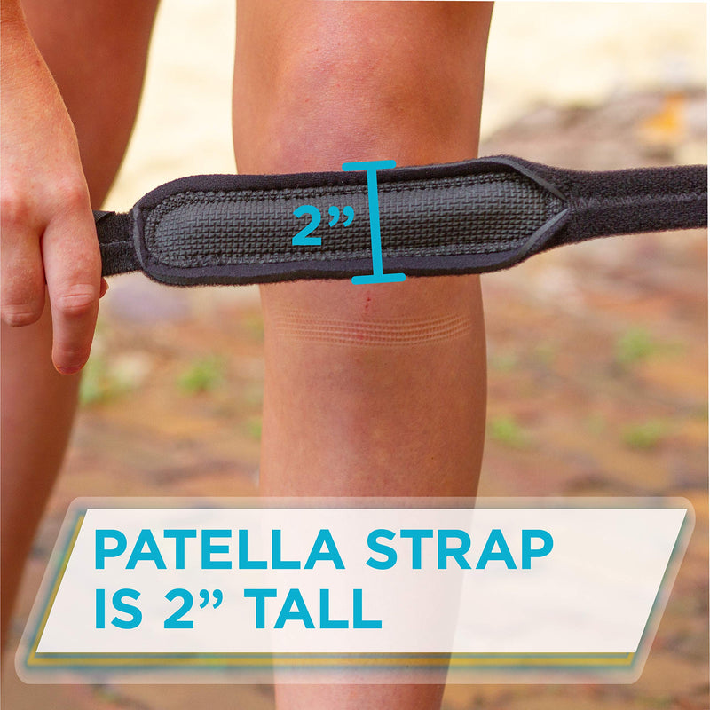 BraceAbility Kids Knee Band - Youth Patellar Tendon Support Strap Child Osgood Schlatter Brace for Jumpers Knee, Patella Tendonitis, Sports Wrap for Running, Soccer, Volleyball, Basketball (S) Small - BeesActive Australia
