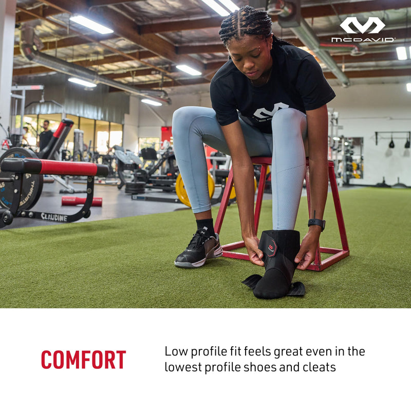 McDavid Ankle Brace, Low Profile Lace-Free Phantom Ankle Braces for Men Basketball and more. Lightweight Design, Advanced Strapping & Flex-Support Medium/Large (Pack of 1) - BeesActive Australia