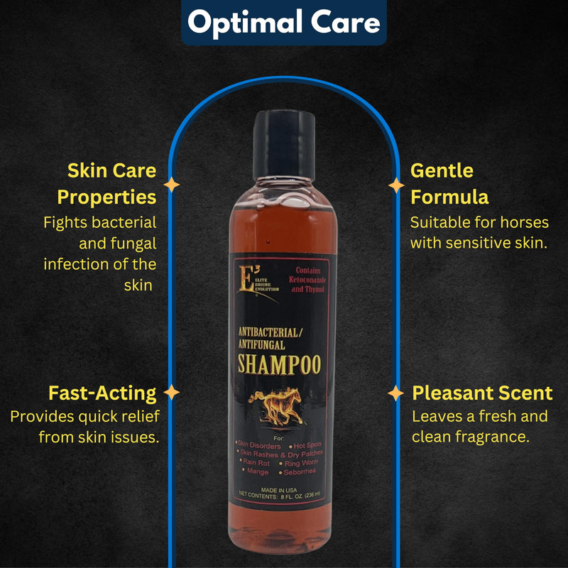 E3 Skincare Shampoo 8oz - Gentle and Nourishing Formula for Dogs and Cats, Promotes Healthy Skin and Coat, Ideal for Sensitive Skin, Natural Ingredients, Vet Approved, Easy Application - BeesActive Australia