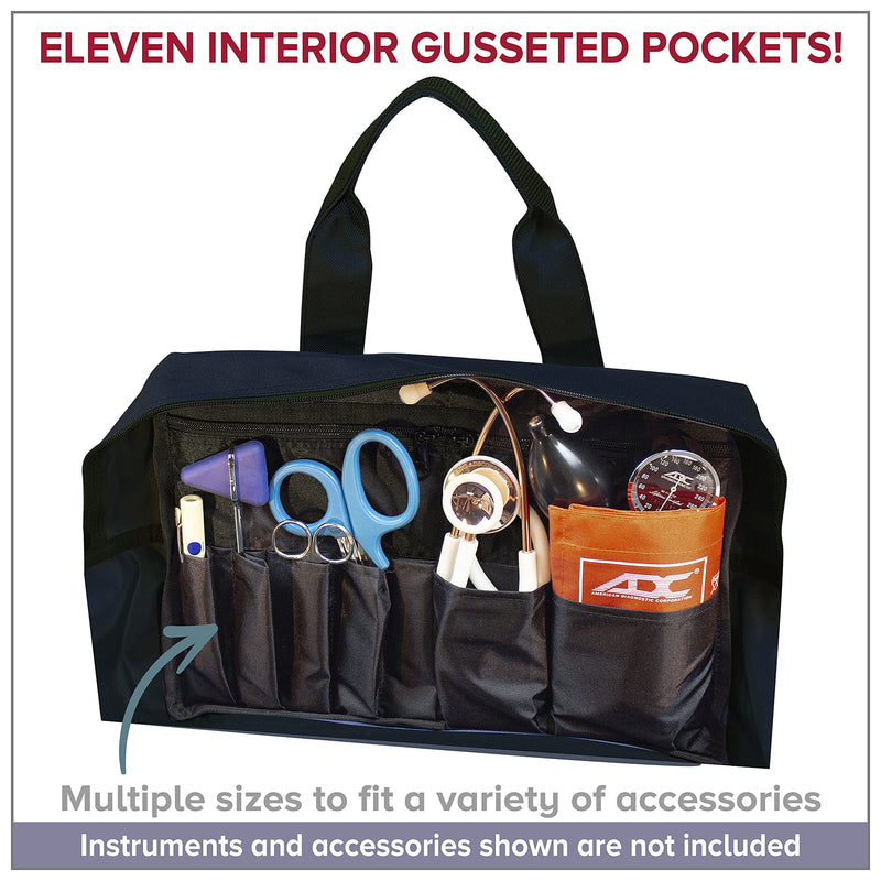 ADC 1024 Nurse/Physician Nylon Medical Equipment Bag Black