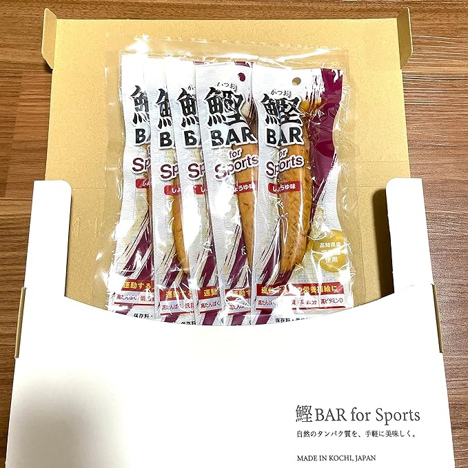 Bonito Bar for Sports Soy Sauce Flavor, Pack of 5 - BeesActive Australia