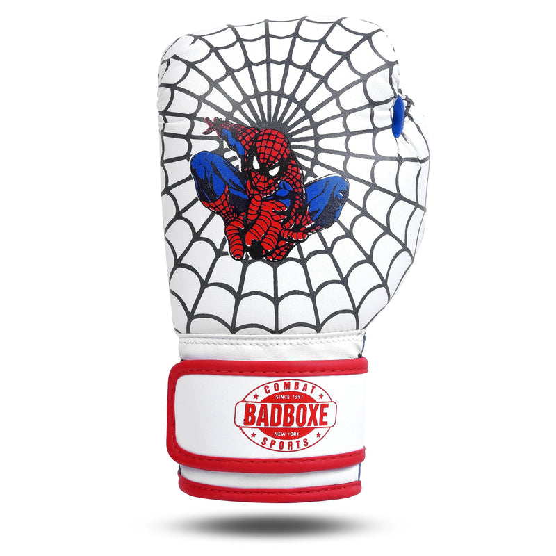 Kids Boxing Gloves 6oz | Youth Gloves for Kickboxing, Muay Thai, MMA | Children's Bag Gloves for Punching Bag WHITE/BLUE