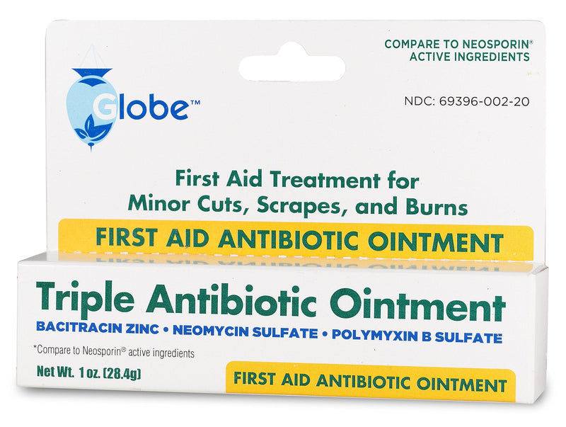 Globe (12 Pack Triple Antibiotic First Aid Ointment 1 oz, First Aid Antibiotic Ointment, 24-Hour Infection Protection, Wound Care Treatment for Minor Scrapes, Burns and Cuts - BeesActive Australia
