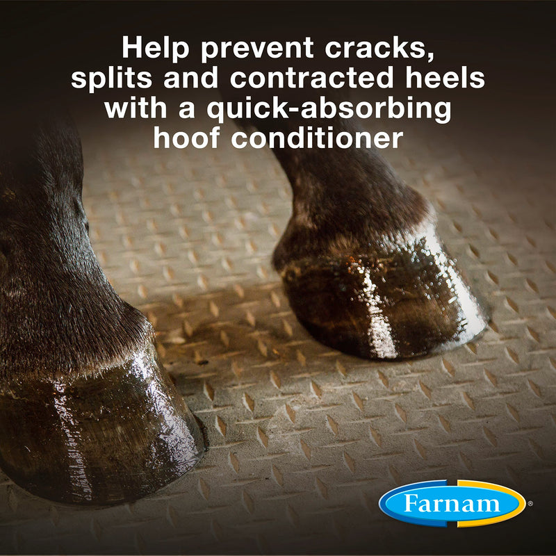 Farnam Horseshoer's Secret Deep-Penetrating Hoof Oil for Horses, Conditions Dry Hooves and Prevents Cracks, Splits and Contracted Heels, Contains Avocado Oil, 32 Oz. - BeesActive Australia