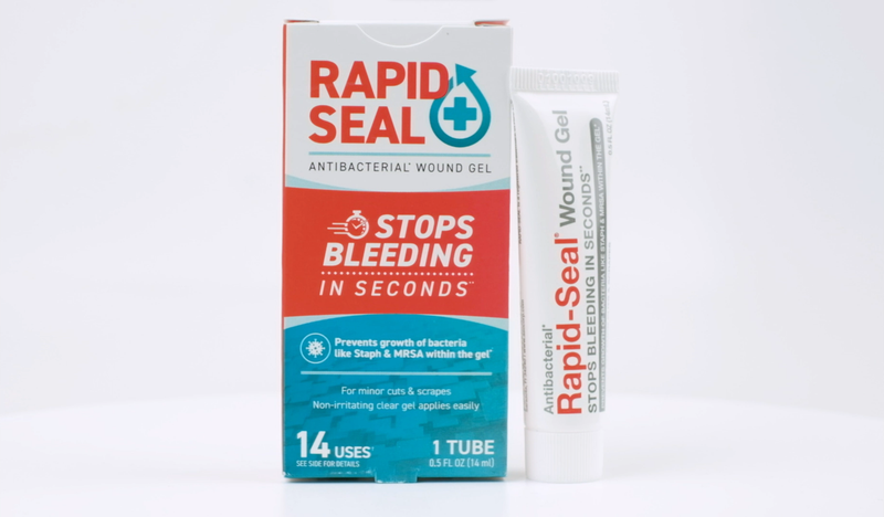 Rapid-Seal Hemostatic Wound Gel, 2 Tube, Stops Bleeding in Seconds 2 Tubes (0.5 Fl Oz Each)