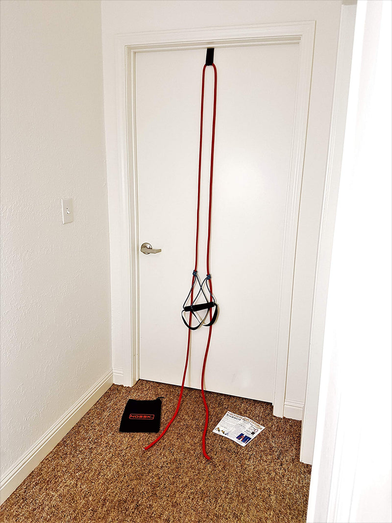 RT-17 Rope Bodyweight Suspension Fitness Trainer (Red) - for Indoors and Outdoors - for All Ages and Fitness Levels- Made in the USA!