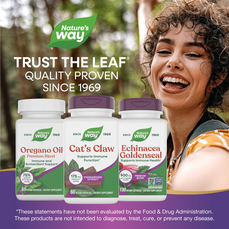 Nature's Way Standardized Cat's Claw Extract, 175 mg per serving, 60 Capsules