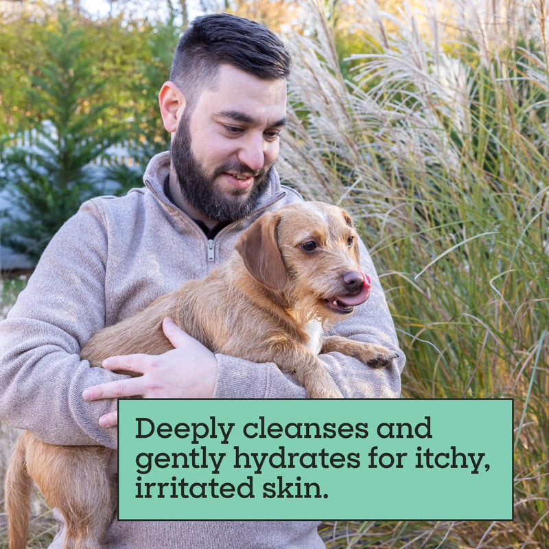 Pet Life Unlimited Natural Flea & Tick Gel Shampoo for Dogs, 16 oz, Plant-Based Prevention & Treatment for Fleas, Ticks & Eggs, Soothes Itchy Skin, Cleans & Conditions Coat 16 Ounce - Gel