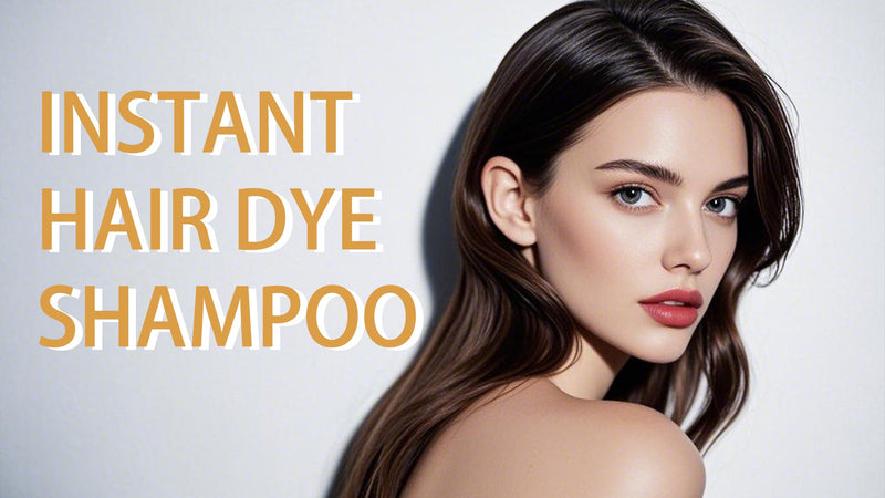 Natural Light Brown Hair Dye Shampoo 3 in 1, Hair Color Dye for Men & Women